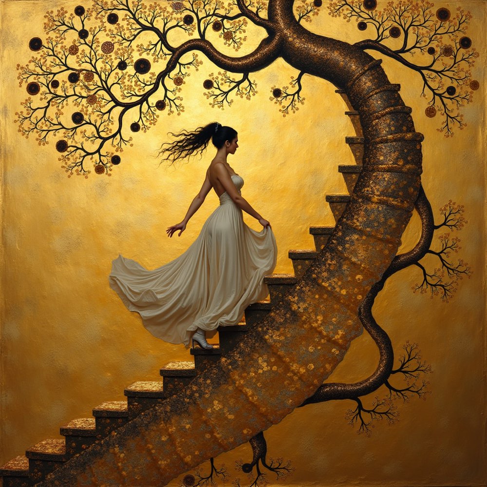 Illustrated plate for Chapter 2 — The Opposite of Pleasure Is More Pleasure, a golden spiral motif