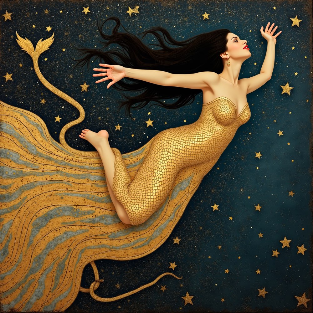 Illustrated plate for Chapter 14 — Pleasure Is a Path to Transformation, a radiant golden figure
